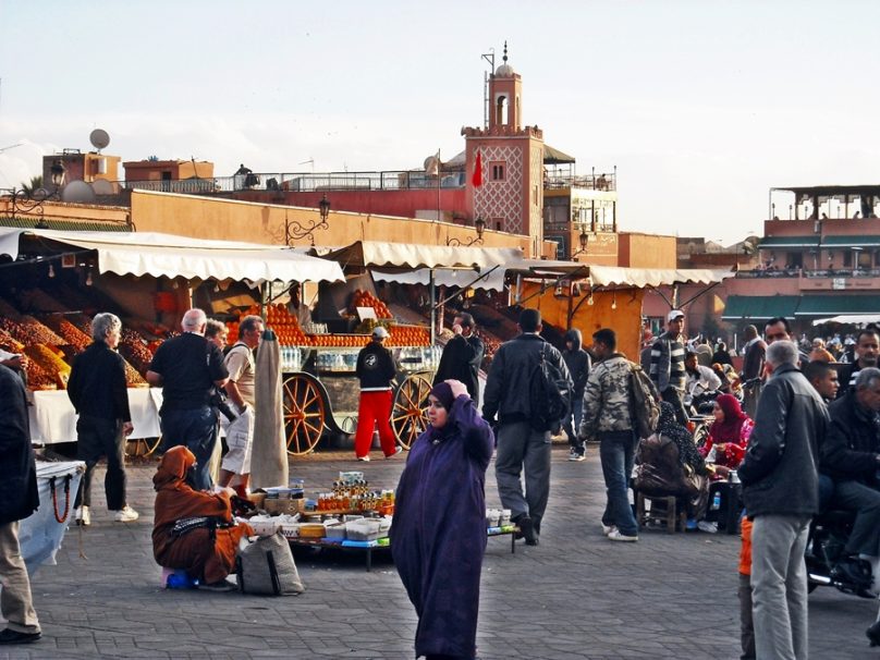 Plaza Jemaa el-Fna (Marrakech, Marruecos)