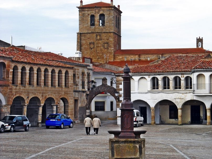 Plaza Mayor (Garrovillas de Alconétar, Extremadura)