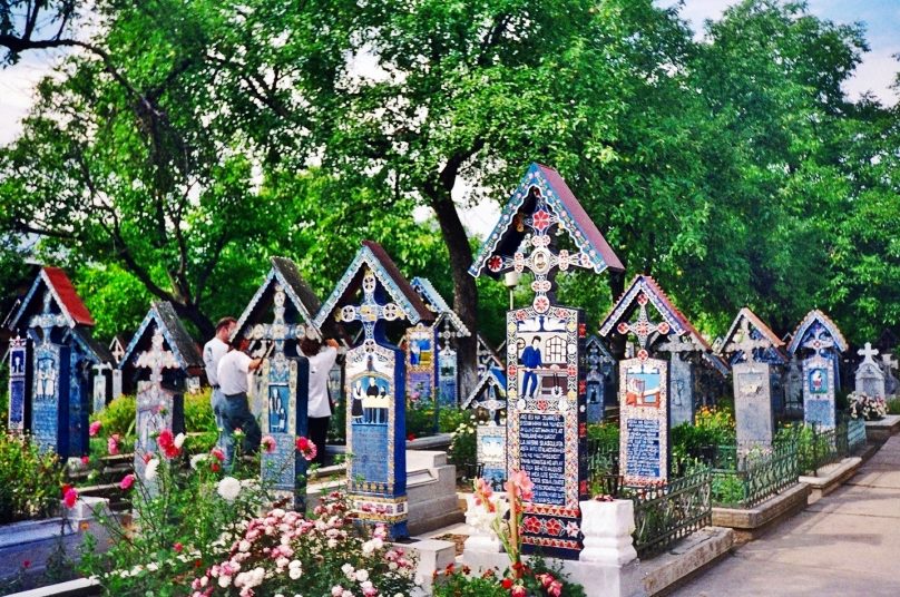 Cementerio de Săpânţa (Săpânţa, Rumanía)