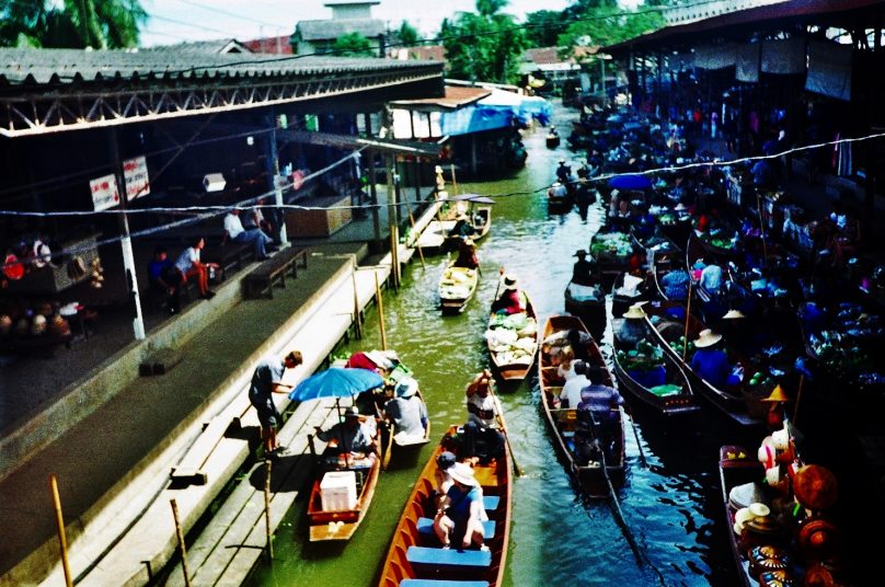 Mercado flotante (Damnoen Saduak, Tailandia)