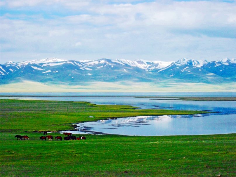 Lago Son-Kul (Región de Naryn, Kirguistán)