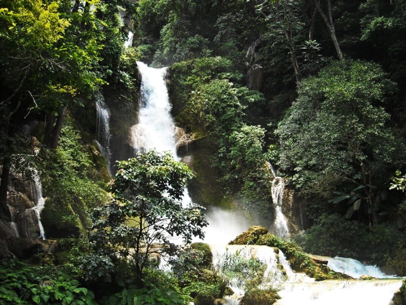 Cascada Kuang Si (Provincia de Luang Prabang, Laos)