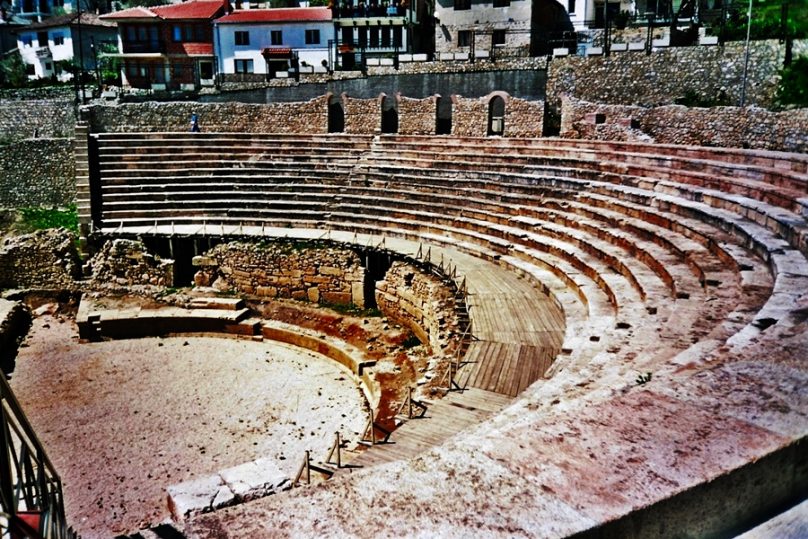 Teatro de Lychnidos (Ohrid, Macedonia del Norte)