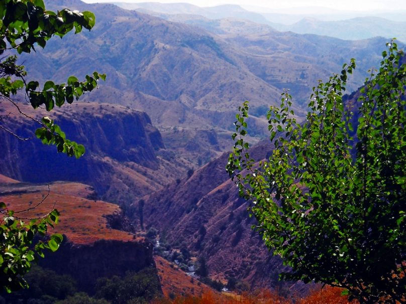 Garganta del río Azat (Provincia de Kotayk, Armenia)