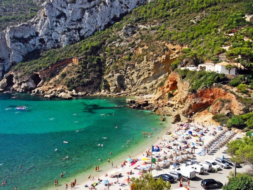 Playa de La Granadella (Municipio de Jávea, Comunidad Valenciana)