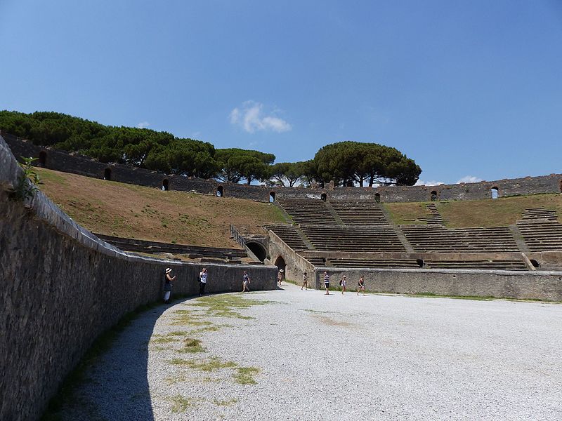 Anfiteatro de Pompeya (Región de Campania, Italia)