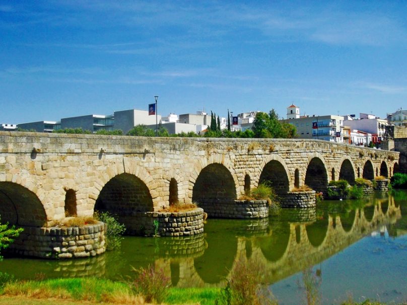 Puente romano sobre el Guadiana (Mérida, Extremadura)