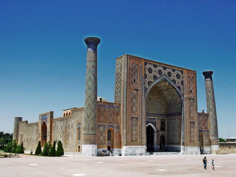 Madrasa de Ulugbek (Samarcanda, Uzbekistán)