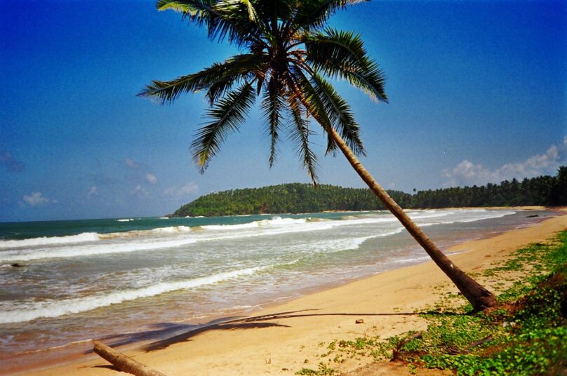 Playa de Weligama (Distrito de Matara, Sri Lanka)