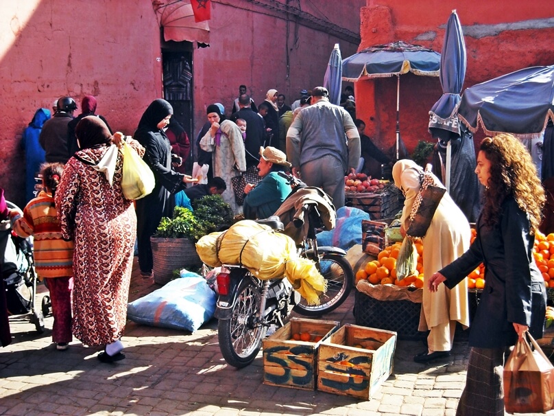 Zoco de Marrakech (Marrakech, Marruecos)