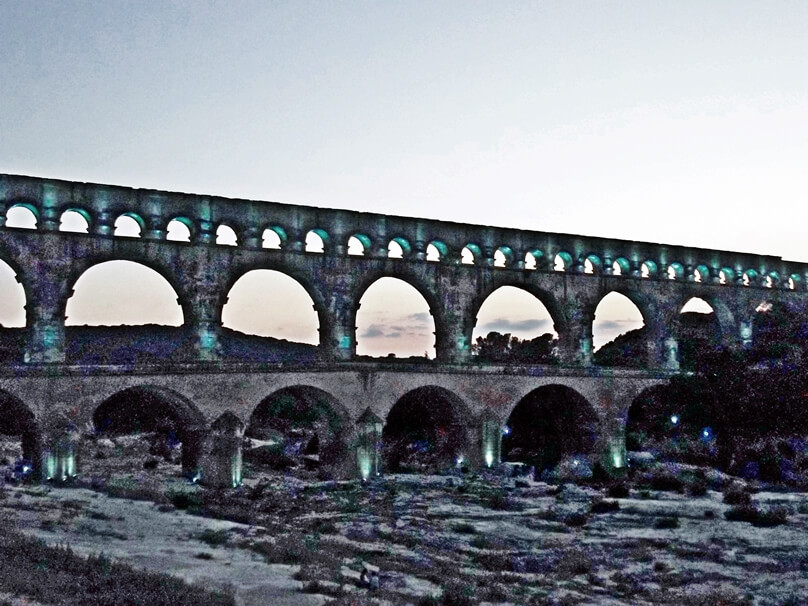 Gargantas del Gardon (Región de Occitanie, Francia)